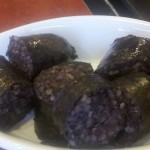 Morcilla - Black Sausage made from fresh pork blood and cooked seasoned rice