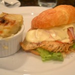 Chicken Pesto Croissant Sandwich