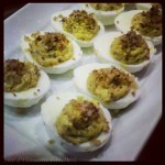 Sausage and Egg Cheese McMuffin Deviled Eggs