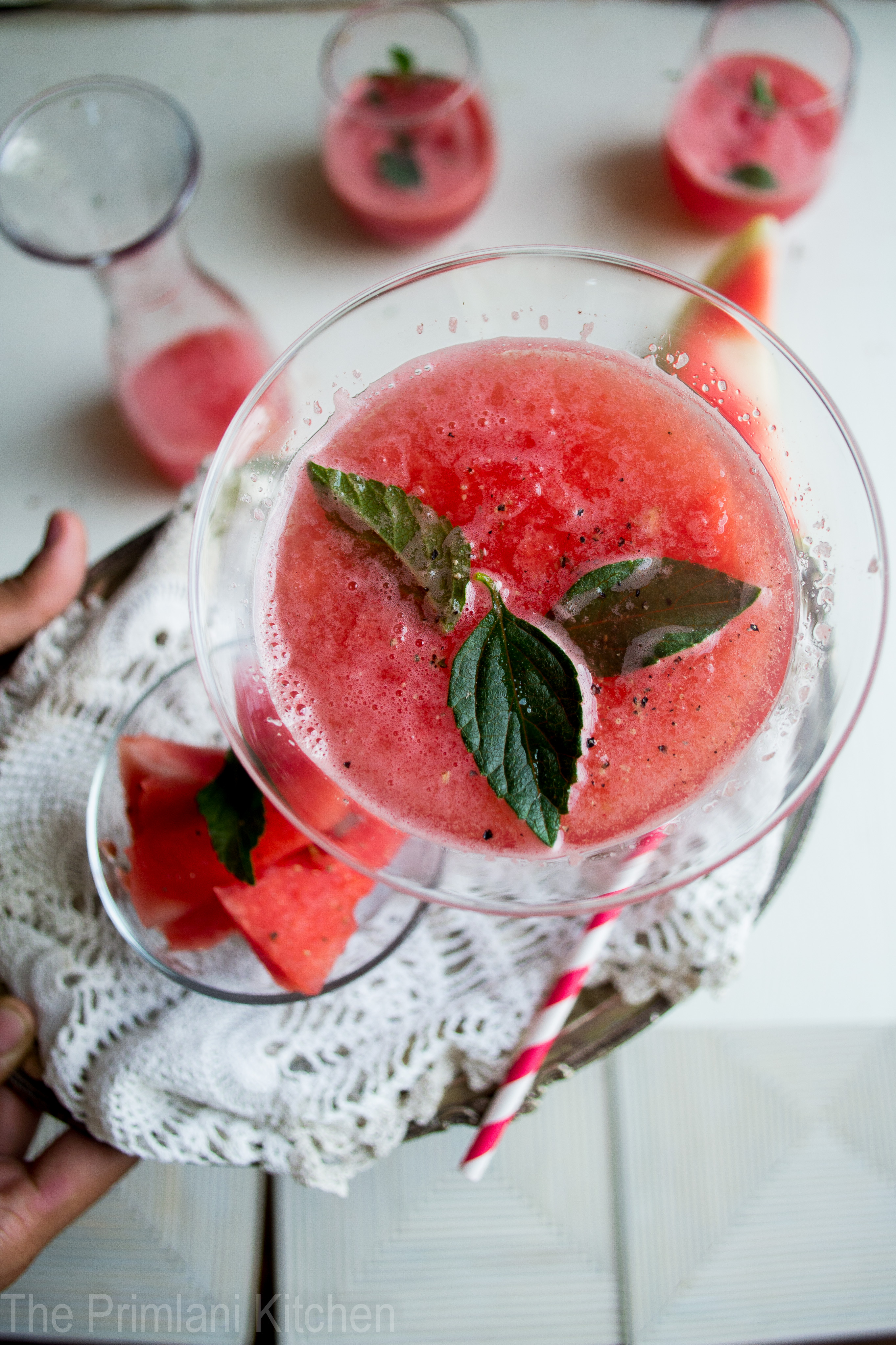 Refreshingly Spicy Grilled WatermelonTequila Cocktail! spicychat