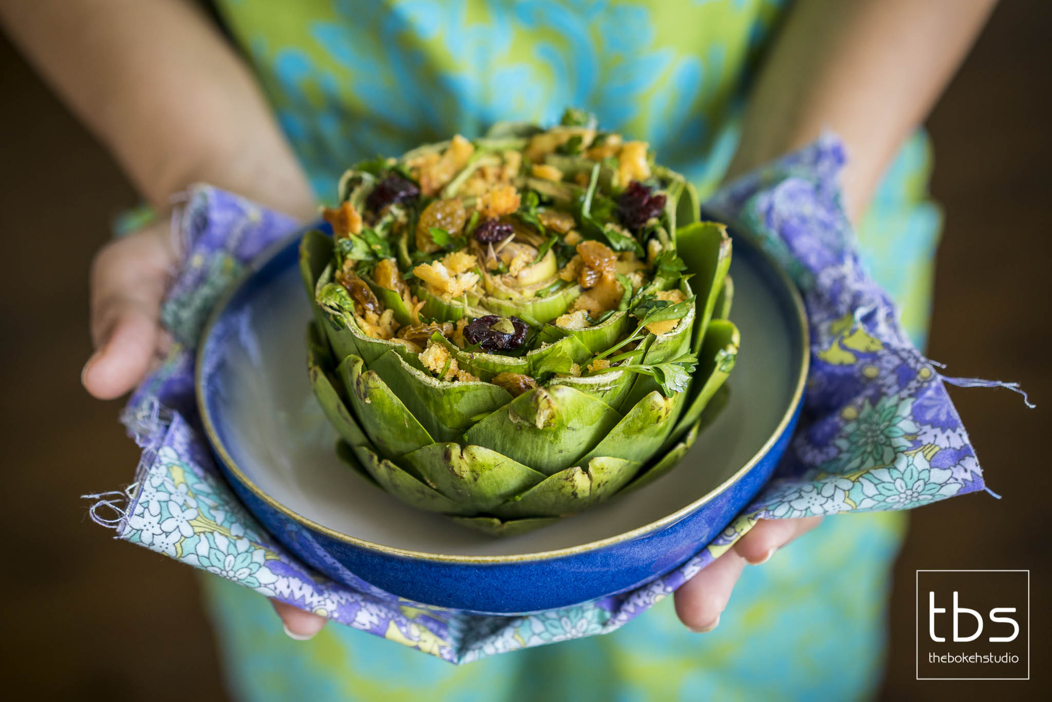 Simply Irresistible Stuffed Artichokes with Sourdough, Pine Nuts