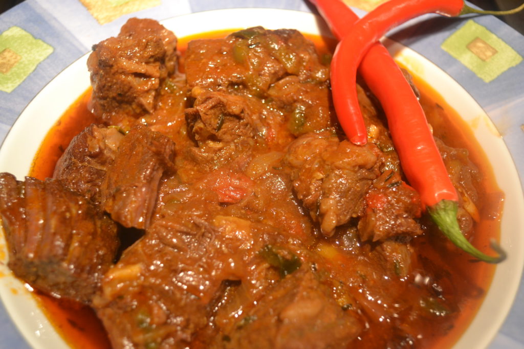 Calling All Pepper Lovers – Beef Stew With Indian/Carribean Influences!