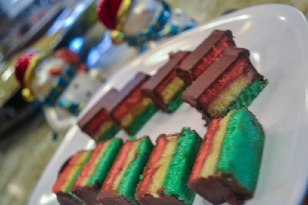 Rainbow/Neopolitian Cookies – True Labor of Love!