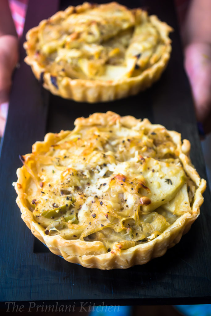 Elegant Appetizer to Fit All Budgets & Parties: Caramelized Onion & Apple Tart!