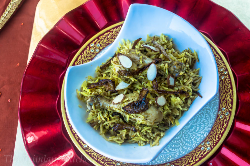 Bland Chicken? Not in My ‘Mom’s’ Kitchen: #SpicyChat Chicken Biryani!