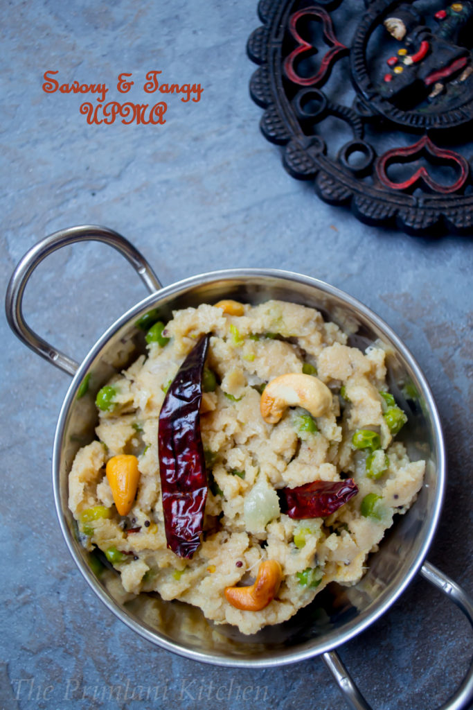 Reliving Childhood Traditions While Creating New Memories: Savory Upma (Semolina) Dish!