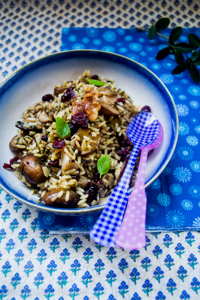 Wild Rice with Cranberries SpicyChat Holiday Favorite! The Primlani