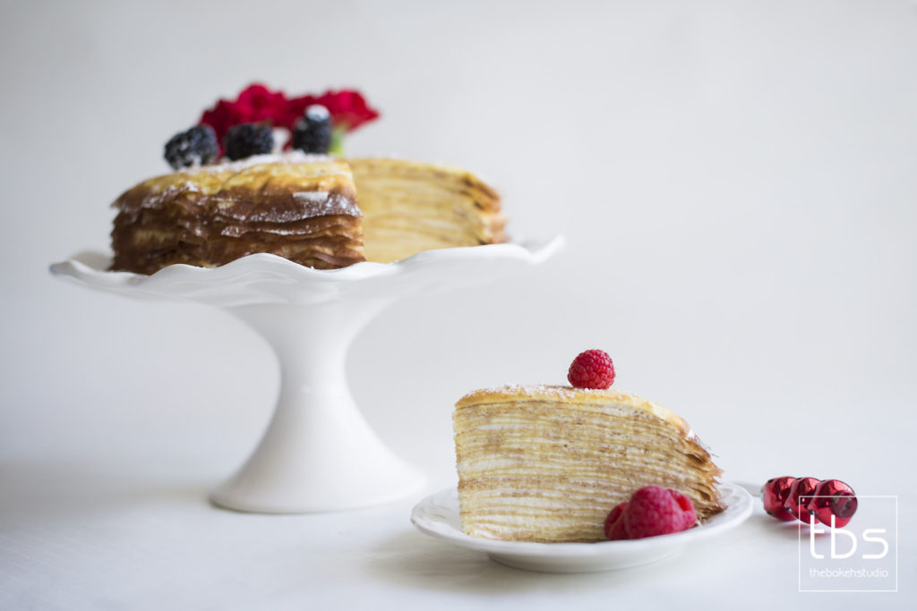 Simply Seductive: 20 Layer Crepe Cake Kissed with Grand Marnier Pastry Cream!